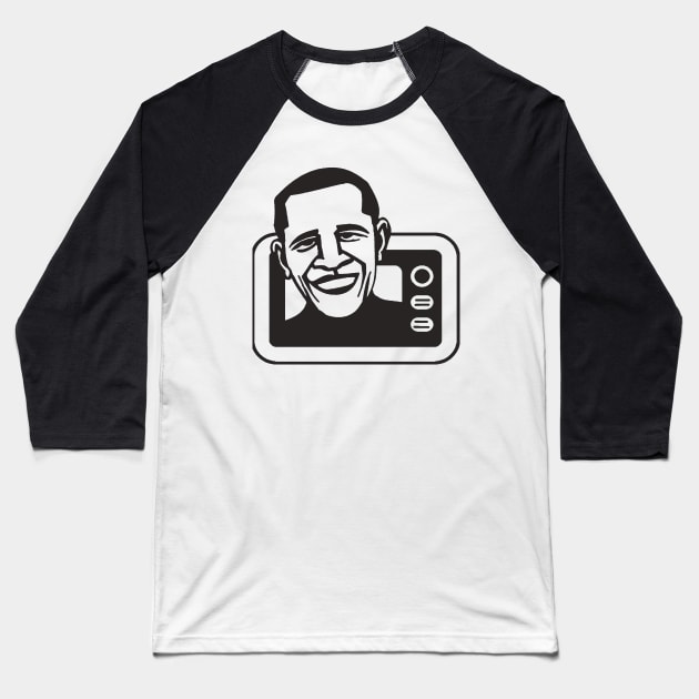 Obama Microwavegate Baseball T-Shirt by Etopix